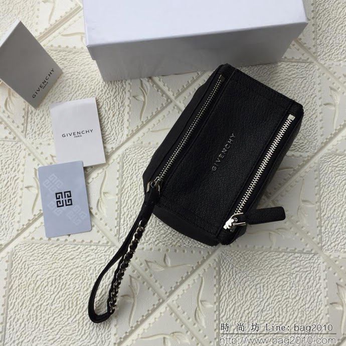 GlVENCHY紀梵希 原單 潘多拉 化妝包 黑色 可手拿 手拎 452155  tsg1231